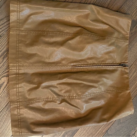 Free People Faux Leather Skirt - Picture 10 of 14